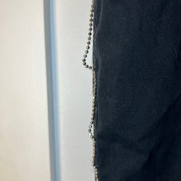 Moschino Women’s Donna Rhinestone Flare Pants Size 27 - Picture 6 of 9